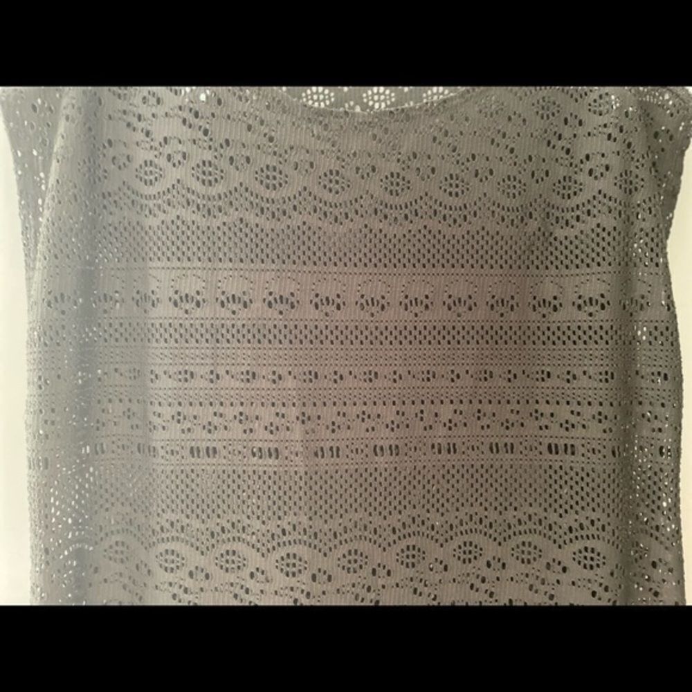 Brown Fishnet style Swimsuit coverup size small - Picture 5 of 7